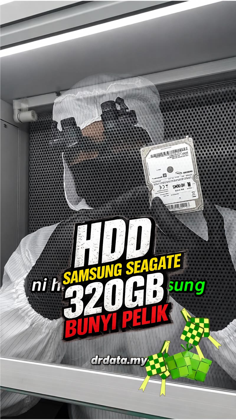 HDD Samsung Seagate 320GB - Bunyi Pelik